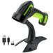 Tera Pro 8100 Draadloze barcodelezer, 2,4 GHz, 1D, 2D, handdouche, QR-codescanner, bluetooth, USB-C voor smartphone, display, industriële scanner, valbestendigheid met houder, 8100