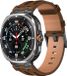 Strap-it Solide leren bandje geschikt voor Samsung Galaxy Watch Ultra 2 (2026) / Ultra (2024/2025) - Donkerbruin