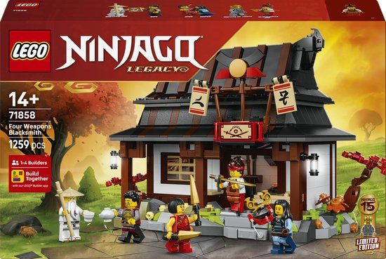 LEGO® NINJAGO® 15-jarig Jubileum: Smederij De Vier Wapens - 71858