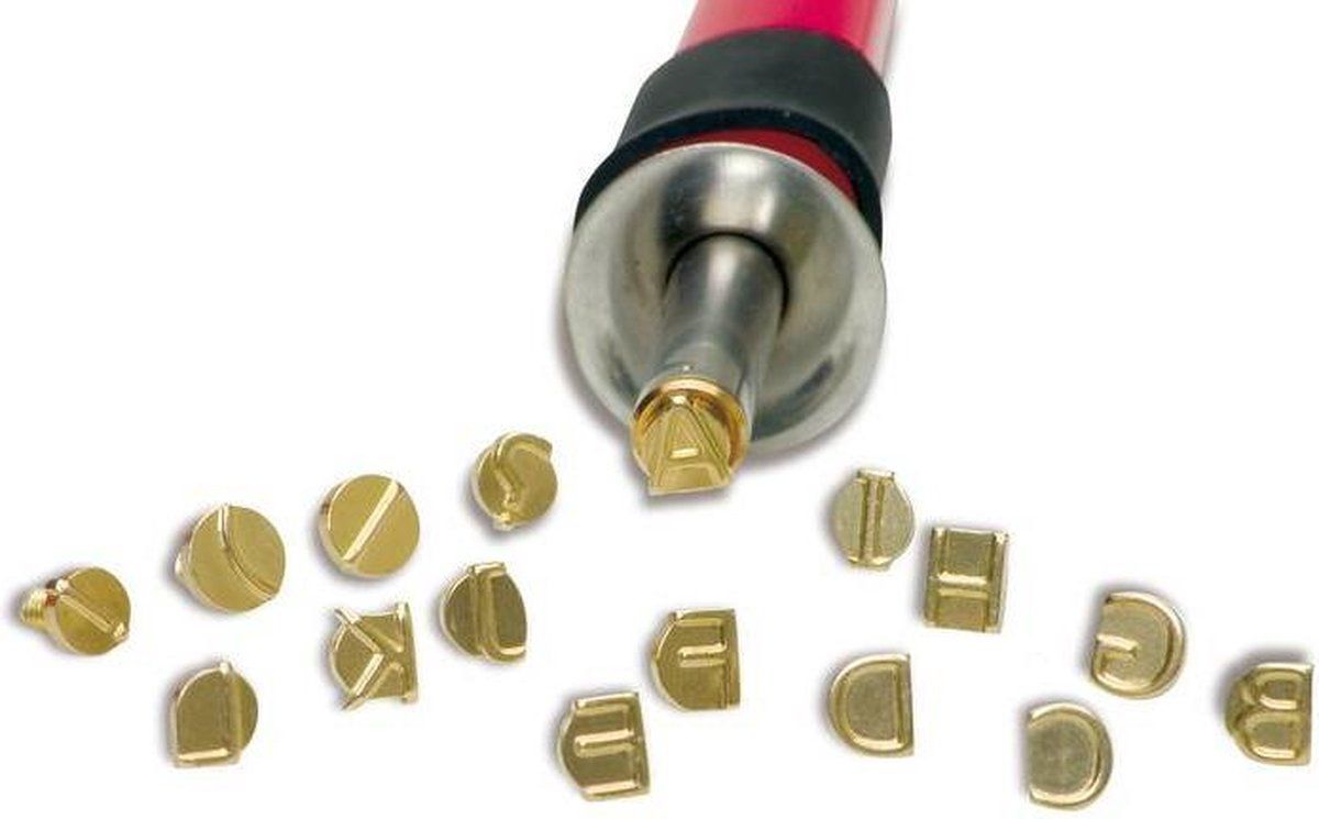 Pebaro Brandstempel set, letters A-L | Houtbrander