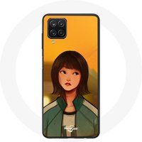 Maniacase Hoesje voor Samsung Galaxy A12 Inktvis spel Ji Yeong nummer 240