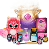 Magic Mixies Roze - Magische Ketel met échte mist - Interactief pluche