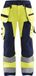 Blåkläder Dames werkbroek High Vis met spijkerzakken 7156-1811 - High Vis Geel/Marineblauw - D23