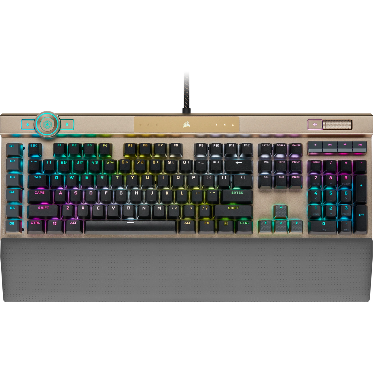 Corsair K100 RGB - QWERTZ - Goud