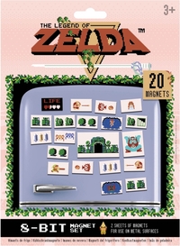 Pyramid International the legend of zelda 8-bit magnet set Merchandise