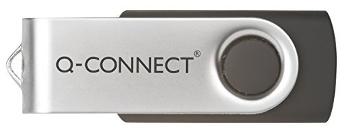 Q-Connect QCONFD8GBWHN 8Gb USB flash drive Zwart QCONFD8GBEVO
