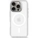 Decoded Clear Frosted Hoesje Geschikt voor iPhone 16 Pro – Anti-Yellowing - 100% Gerecycleerd Materiaal – Geschikt voor MagSafe - Doorzichtig Hoesje – Wit