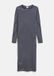 s.Oliver Robe côtelée coupe ajustée avec fente latérale - bleu marine