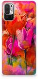 B2Ctelecom Hoesje voor Xiaomi Redmi Note 10/10T 5G | Poco M3 Pro - Tulips