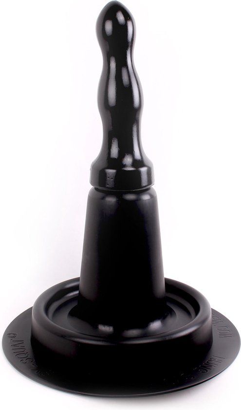 HUNG System Easy Squat Zuignap Hulpstuk + Buttplug Winky - 27cm - Zwart