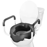 KMINA Zachte Toiletverhoger met Deksel (10 cm Hoog, Zacht)
