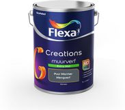 FLEXA Creations Muurverf - Extra Mat - Mengkleuren Collectie - Puur Marmer - 5 liter
