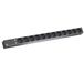 Bachmann IT PDU ALU 1HE 12x geaard contact, stroomkabel met geaarde stekker
