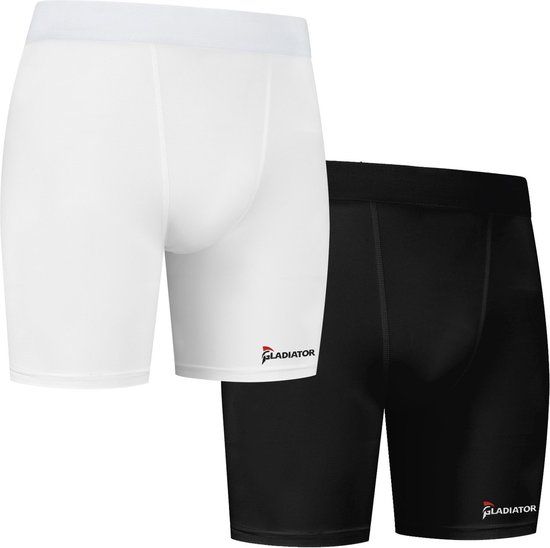 Gladiator Compressie broek liesbroek Heren Zwart