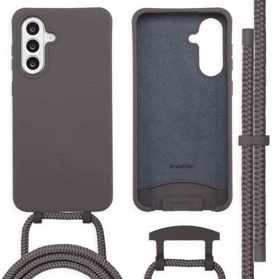 imoshion Color Backcover met afneembaar koord voor de Samsung Galaxy A36 / A56 - Black Coffee