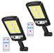 Set de 2 lampes solaires d'extérieur, blanc froid, IP65, avec détecteur de mouvement
