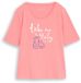 Tom Tailor T-shirt met print soft fuchsia pink XXXL