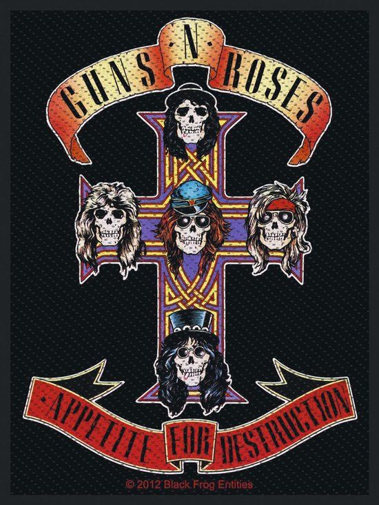 Guns N' Roses Appetite Patch Stof Standaard