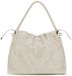 GUESS Amys Drawstring Tote Simply Taupe Beige Schoudertas