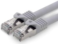 1aTTack.de 10m CAT7 LAN-netwerkkabel RJ45 10 Gigabit, 1 stuk - grijs