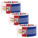 Tesa 4333-00021-02 3 rollen afplakband voor schilderen en binnendecoratie, verwijderen zonder resten, 50 m x 50 mm
