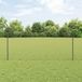 vidaXL Hexagonale omheining met palen, 10 x 1 meter, PVC-coating, grijs