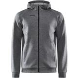 Craft CORE Soul Full Zip Hood M Dk Grey Melange XS