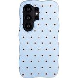 Selencia Vivid Wavy Backcover met MagSafe voor de Samsung Galaxy S26 Ultra - Happy Dots Digital Sky