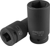 Techsam JONNESWAY Impactdoppen, verlengd, 3/4", zeshoekig, maten 17-50 mm