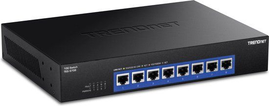 Trendnet TEG-S708 - 8-poorts 10G Netwerkswitch