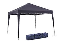 KG KITGARDEN Vouwpaviljoen 3 x 3 m, multifunctioneel, blauw/wit, Deluxe AZ