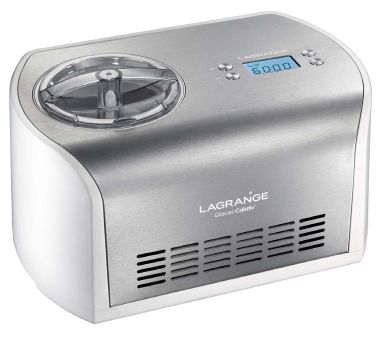 Lagrange Glaces Créativ Ijsmachine - 1 liter - Wit/Zilver