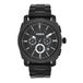 Fossil Raquel Horloge voor dames, quartz uurwerk met roestvrij stalen of leren band, 45MM, Donkergrijs en blauw