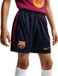 Nike FC Barcelona Strike Kinder Short Blauw Maat 128/140