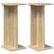 vidaXL Plantenstandaard 2 stuks Sonoma Eiken 25 x 25,5 x 60,5 cm Bewerkt Hout