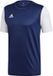 Adidas Estro 19 Chemise Manches Courtes Enfants - Marine / Blanc