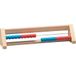 WISSNER RE-Wood rekenframe met 20 rode en blauwe gekleurde ballen