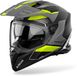Airoh Bandit Tune Endurohelm - Zwart Matt/grijs/neon-geel - Maat L