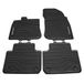 Volkswagen 76106150082V all-weather matten rubber vloermatten originele rubberen matten 4-delig, zwart met Touareg opschrift