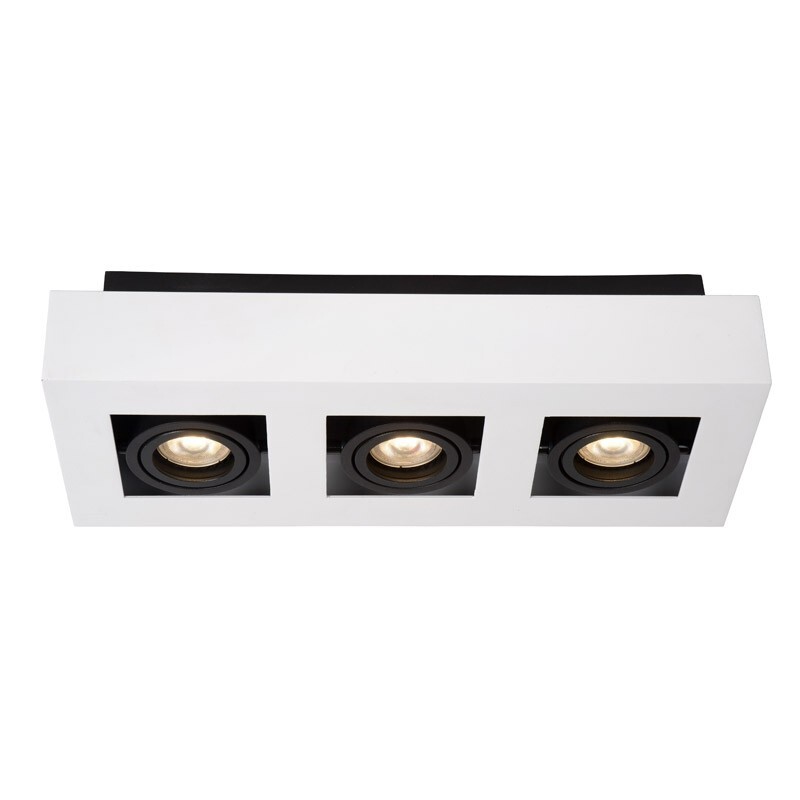 Lucide Spotlamp Xirax 3-lichts LED Wit 09119/16/31