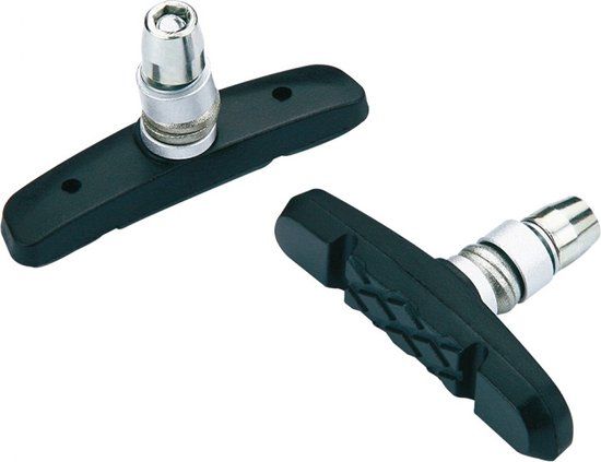 Tektro 836.12 V-brake Remblokken - Aluminium/Rubber - Zilver/Zwart - 2 Stuks
