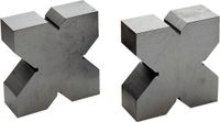 Bol stalen v-blokken 20 microns