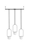 Umbra Triflora hangende plantenbak Zwart, Wit Melamine Rond Binnen