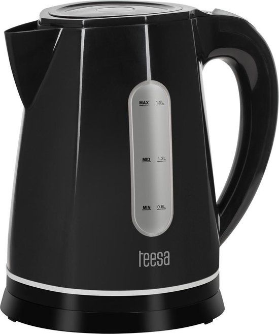 Teesa TSA1020B - Draadloze waterkoker - 1.8 liter - Zwart
