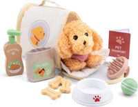 Woet® Speelgoed Knuffelverzorgingsset met Knuffel Hond