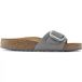 Birkenstock Sandales femme Madrid Big Buckle Nubuk Cuir