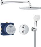 Grohe Grohtherm Perfect Tempesta Doucheset - inbouw thermostaat - hoofddoucheset - 25cm - chroom 34872000