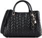 GUESS Stacey Girlfriend Satchel Handtas Zwart