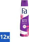 Fa Deodorant Spray Mystic Moments Passiebloem Geur 12x 150ml