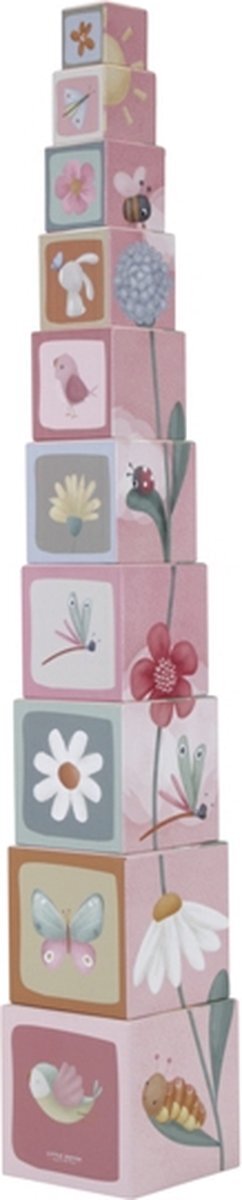 Little Dutch blokkentoren Flowers & Butterflies